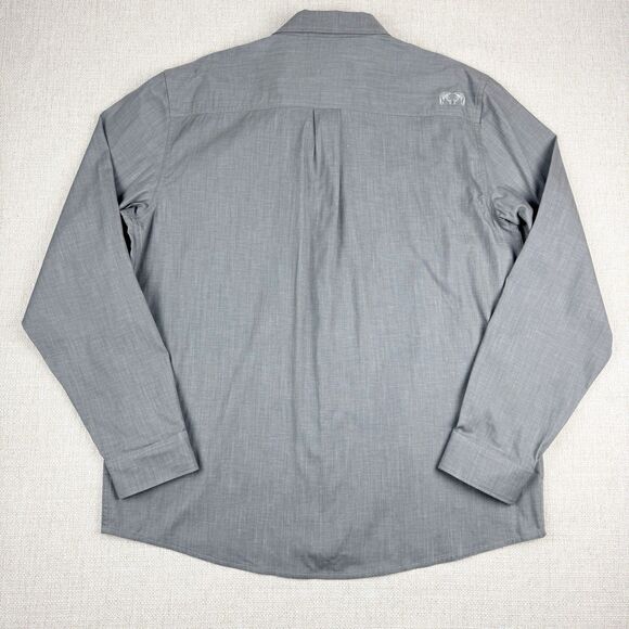 KUIU Terrace Shirt Men's XL Long Sleeve Gray Chambray Hunting Lightweight NWT - Picture 8 of 16